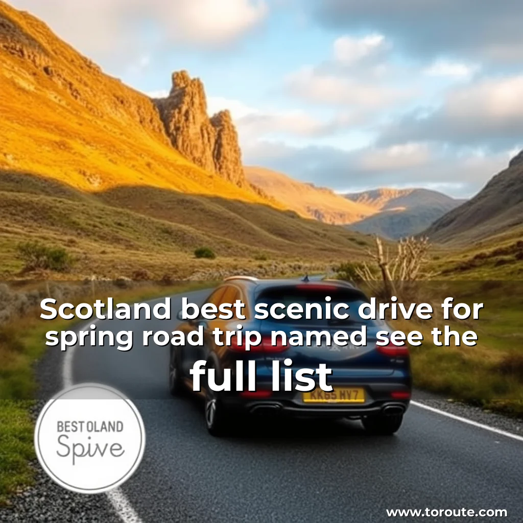 Read more about the article Scotland best scenic drive for spring road trip named  see the full list
