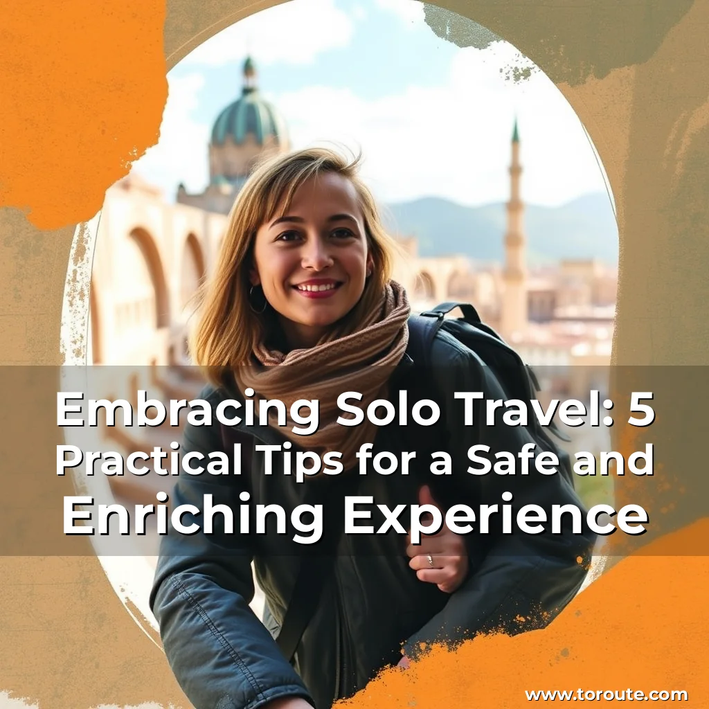 Read more about the article Embracing Solo Travel: 5 Practical Tips for a Safe and Enriching Experience