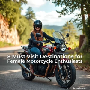 Read more about the article 8 Must  Visit Destinations for Female Motorcycle Enthusiasts