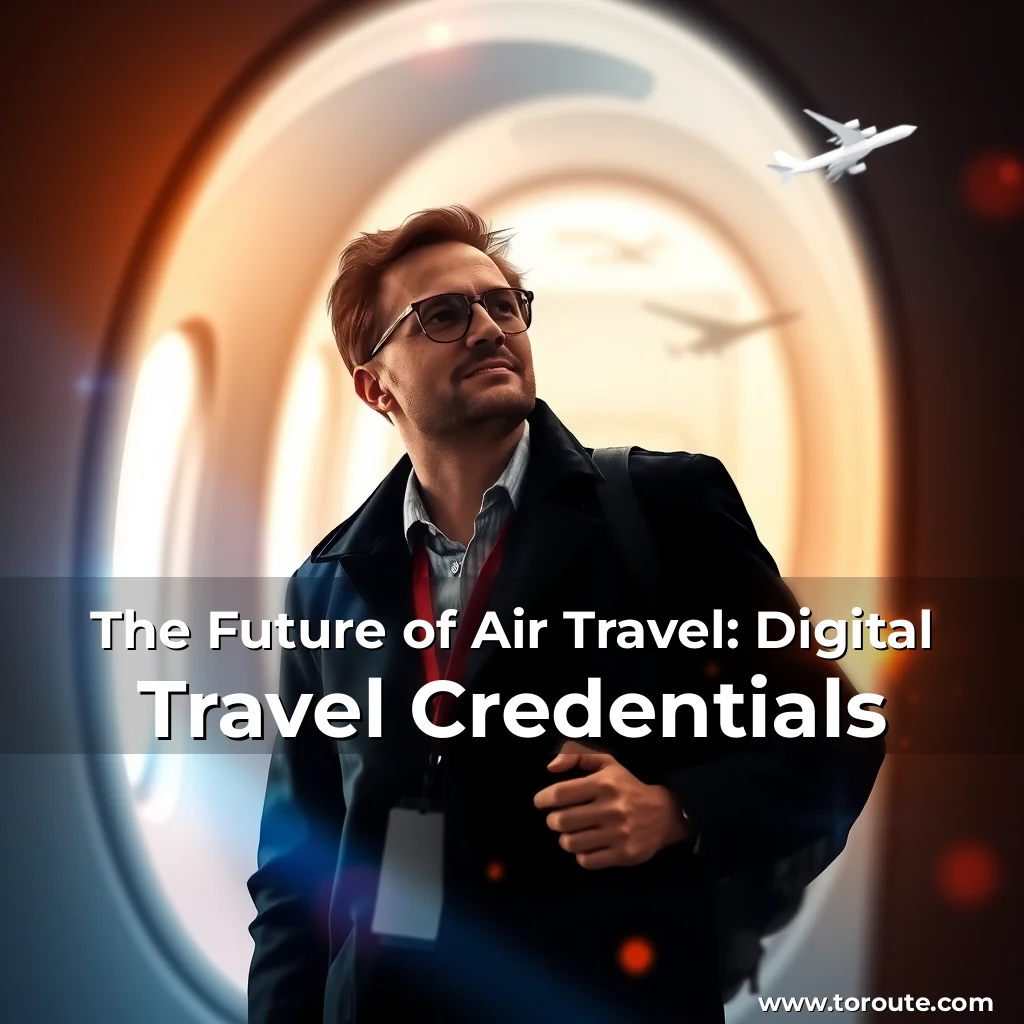 Read more about the article The Future of Air Travel: Digital Travel Credentials