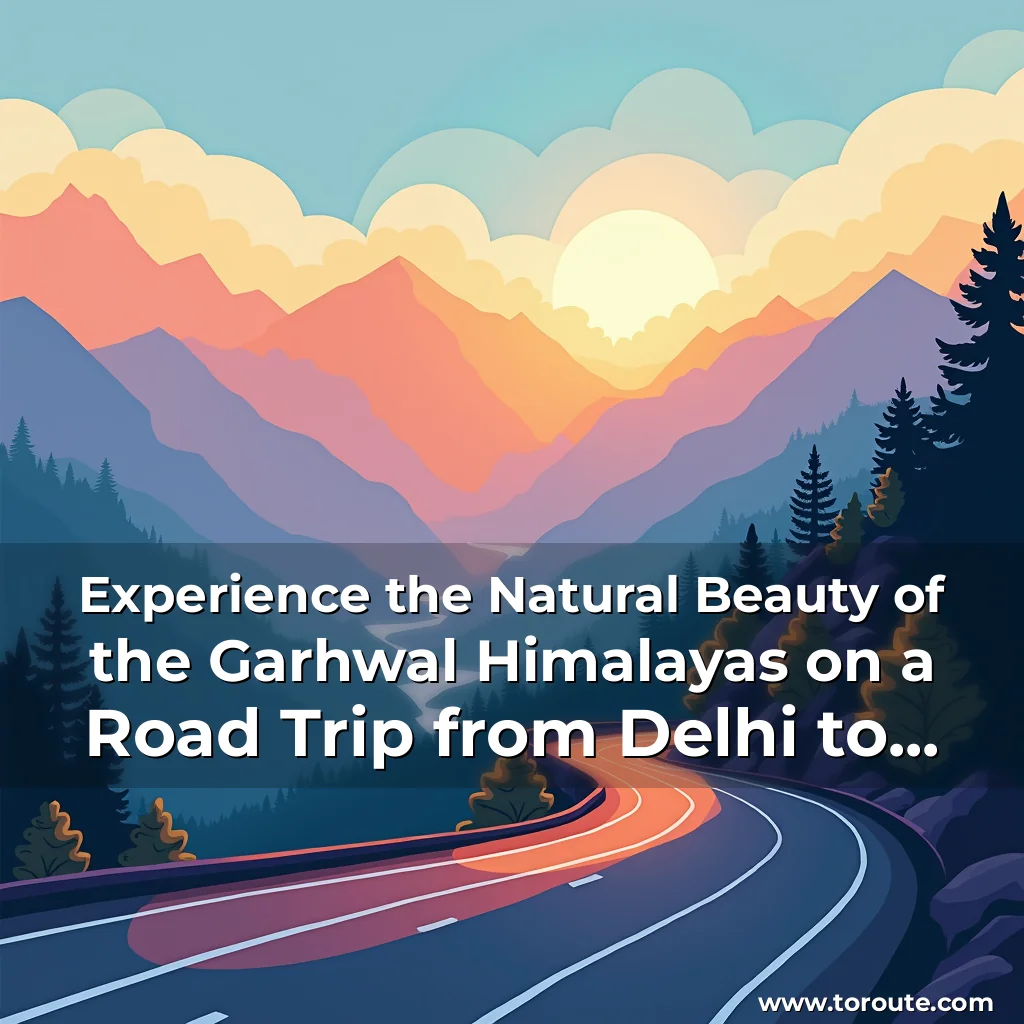 Read more about the article Experience the Natural Beauty of the Garhwal Himalayas on a Road Trip from Delhi to Mussoorie