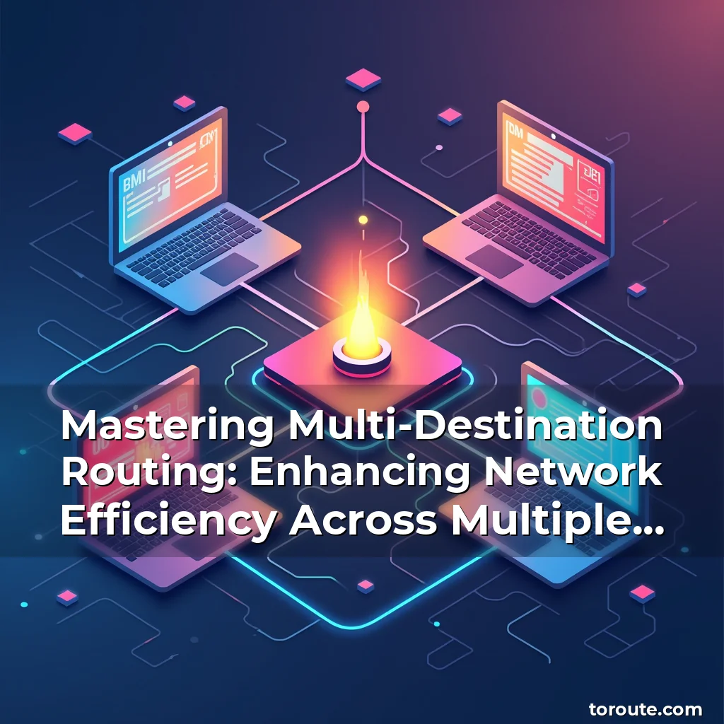 Read more about the article Mastering Multi-Destination Routing: Enhancing Network Efficiency Across Multiple Endpoints